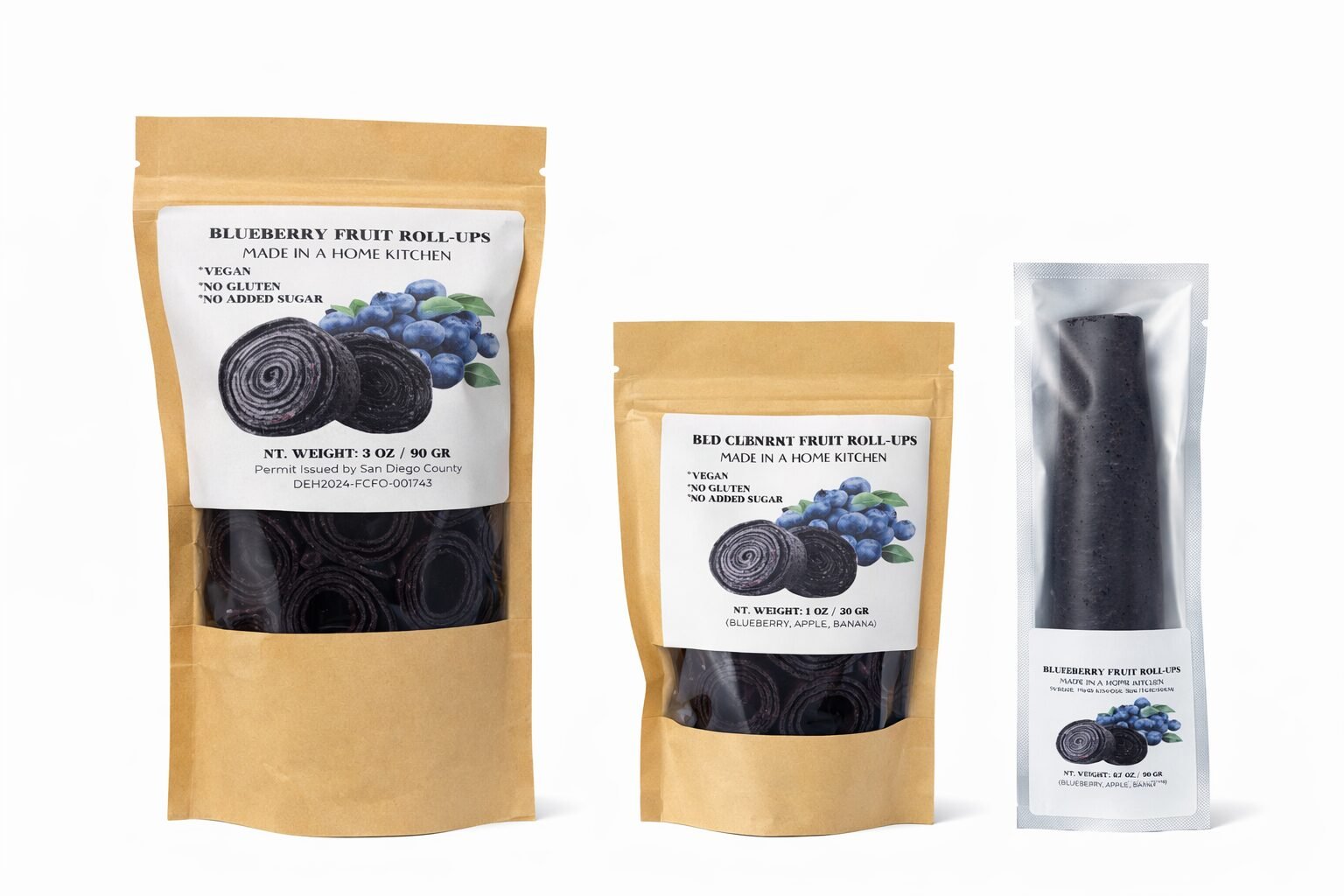 Blueberry fruit roll-up - Image 2