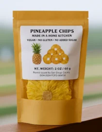 Pineapple chips 2oz/60gr