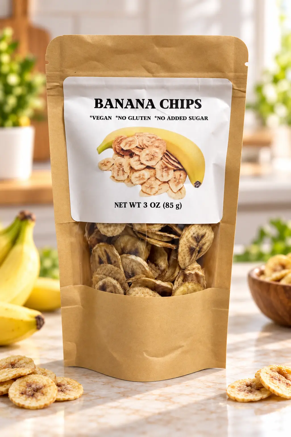 Banana Chips pouch — 3 oz (85 g)