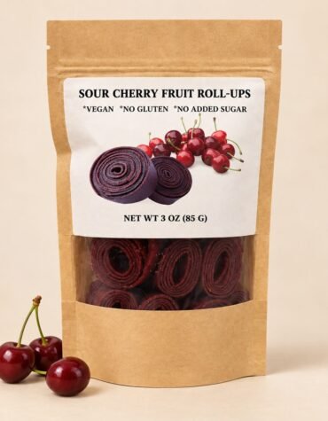 Sour Cherry Fruit Rolls — 3 oz (85 g)
