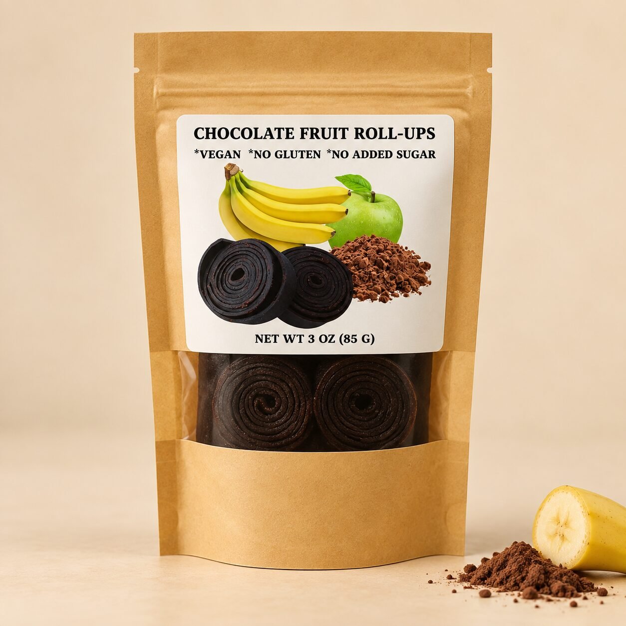 Chocolate Fruit Rolls — 3 oz (85 g)