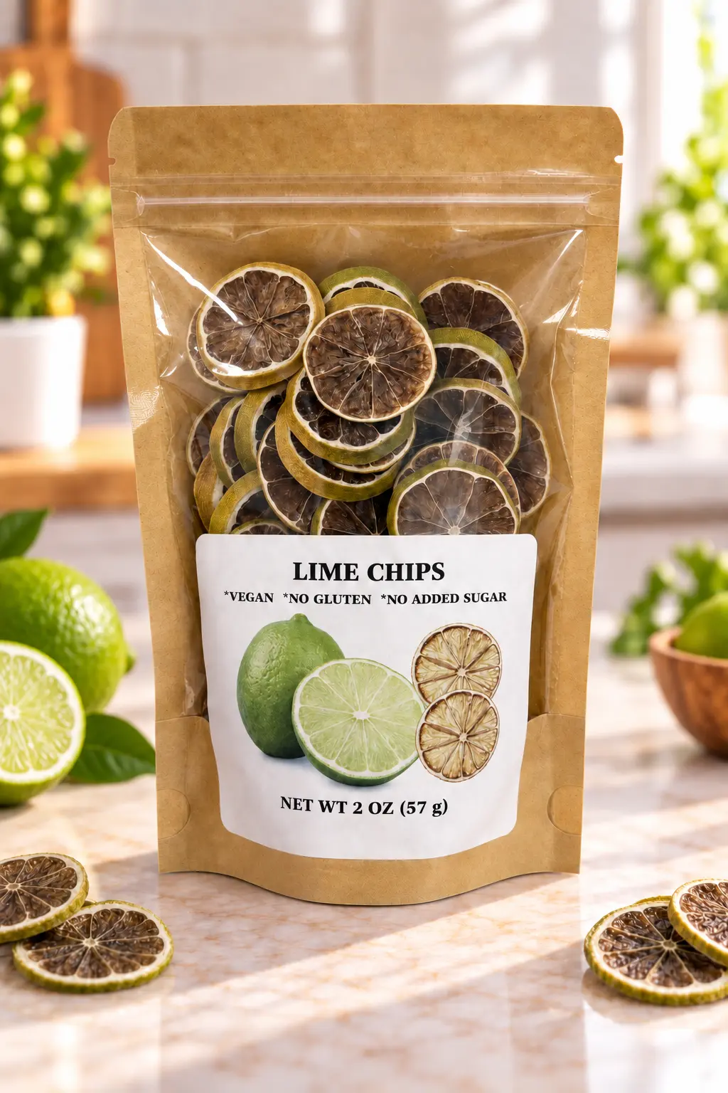 Lime Chips — 2 oz (57 g)