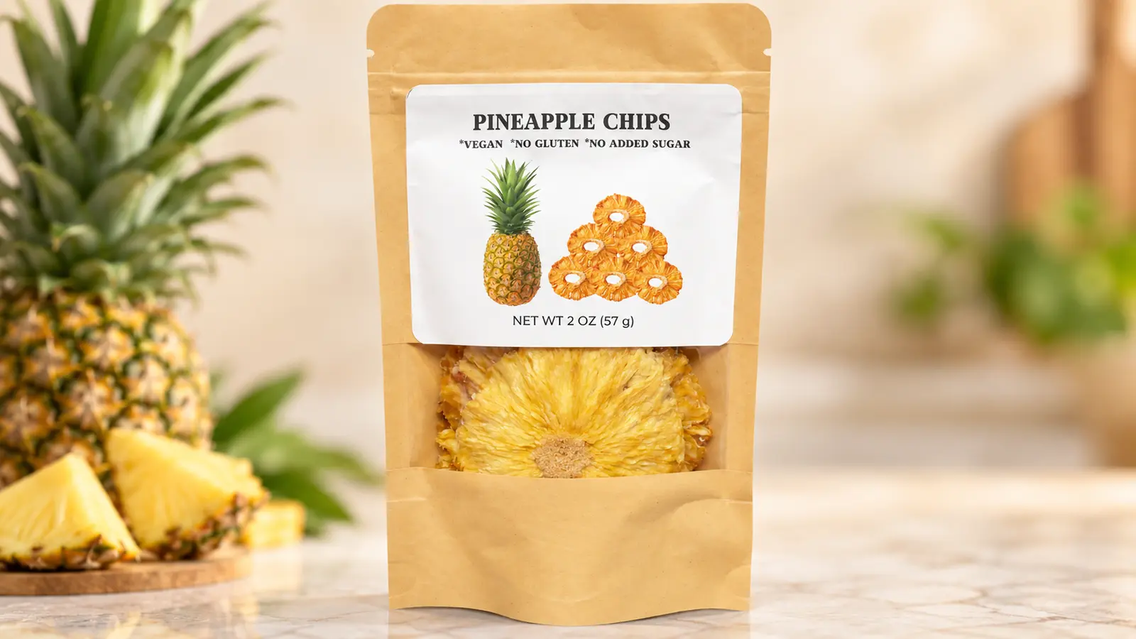 Pineapple Chips — 2 oz (57 g)