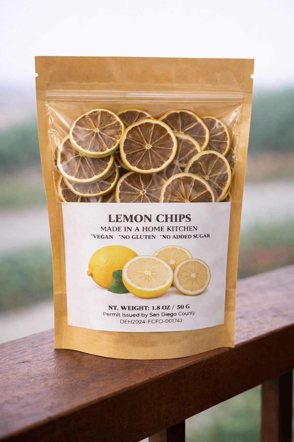 Lemon chips 1,7oz/50gr