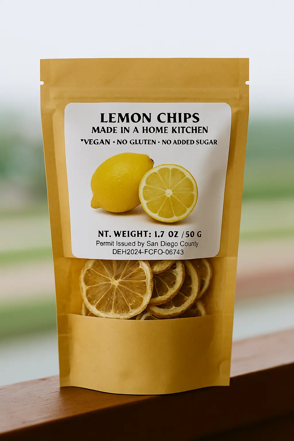 Lemon chips 1,7oz/50gr
