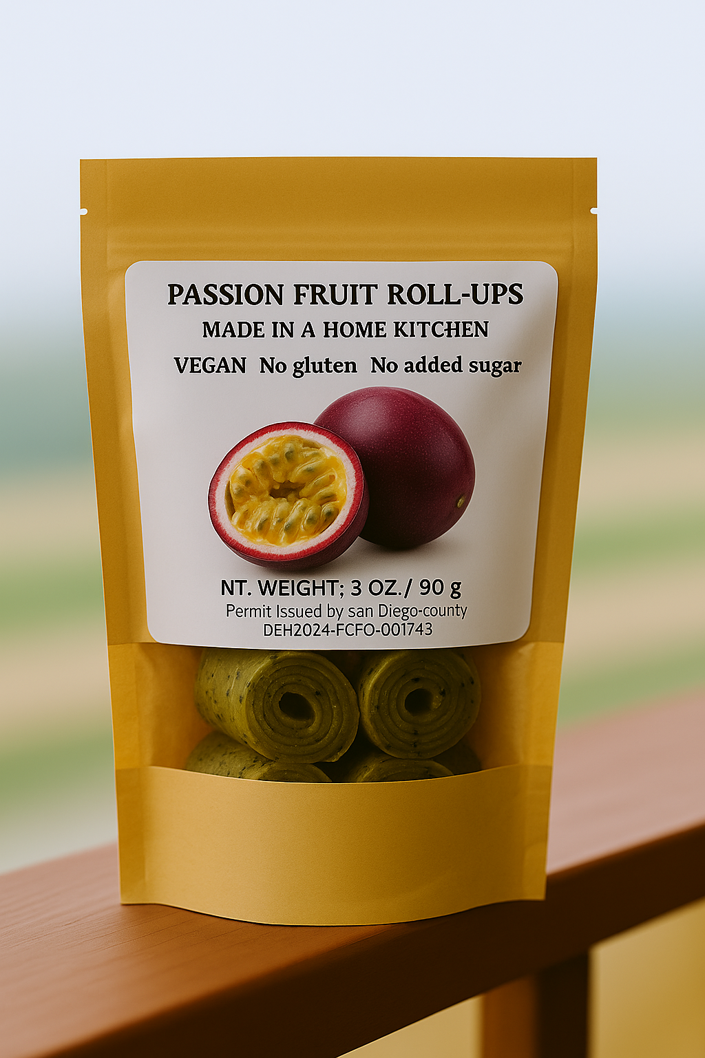 Passion Fruit Roll-Ups