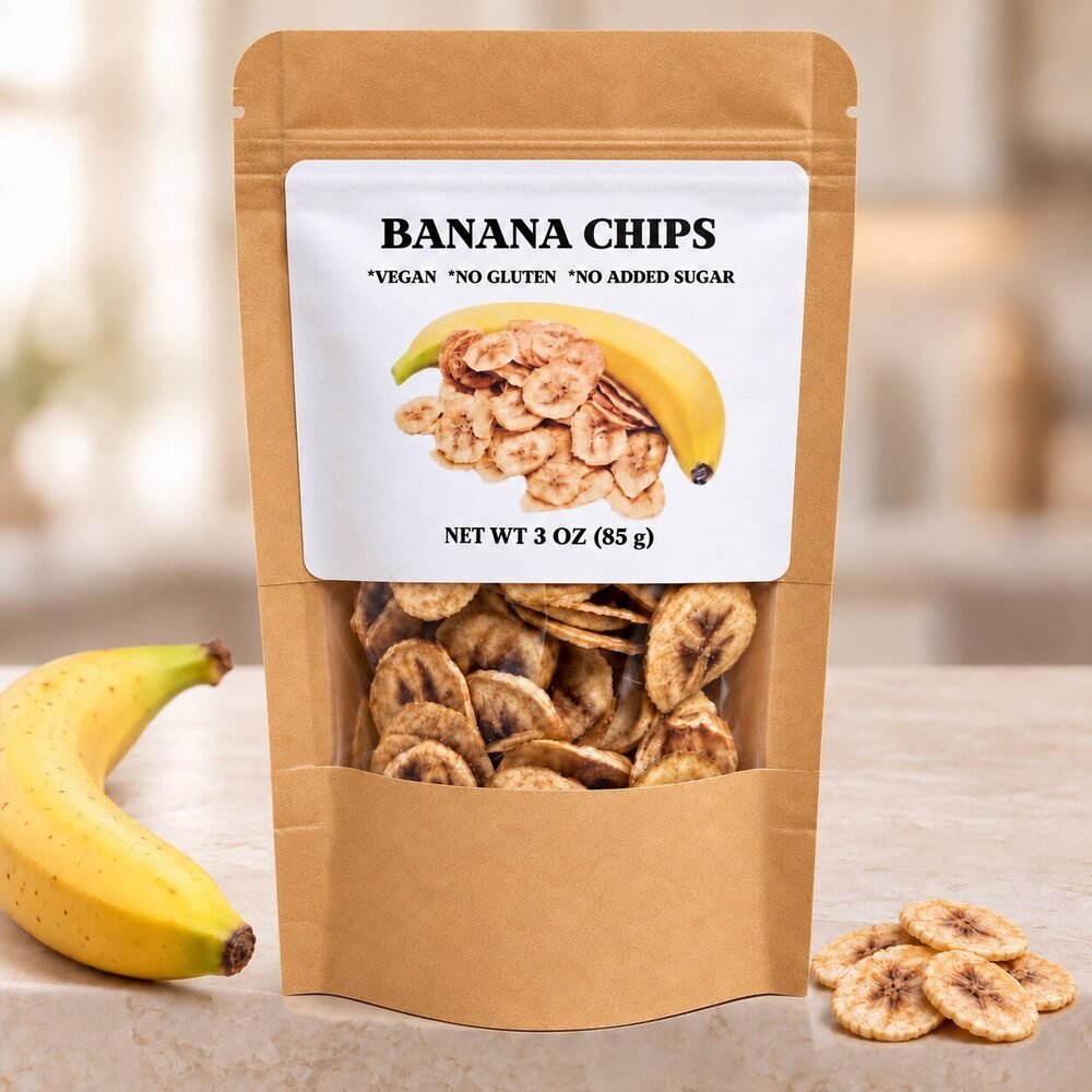 Banana Chips — 3 oz (85 g)