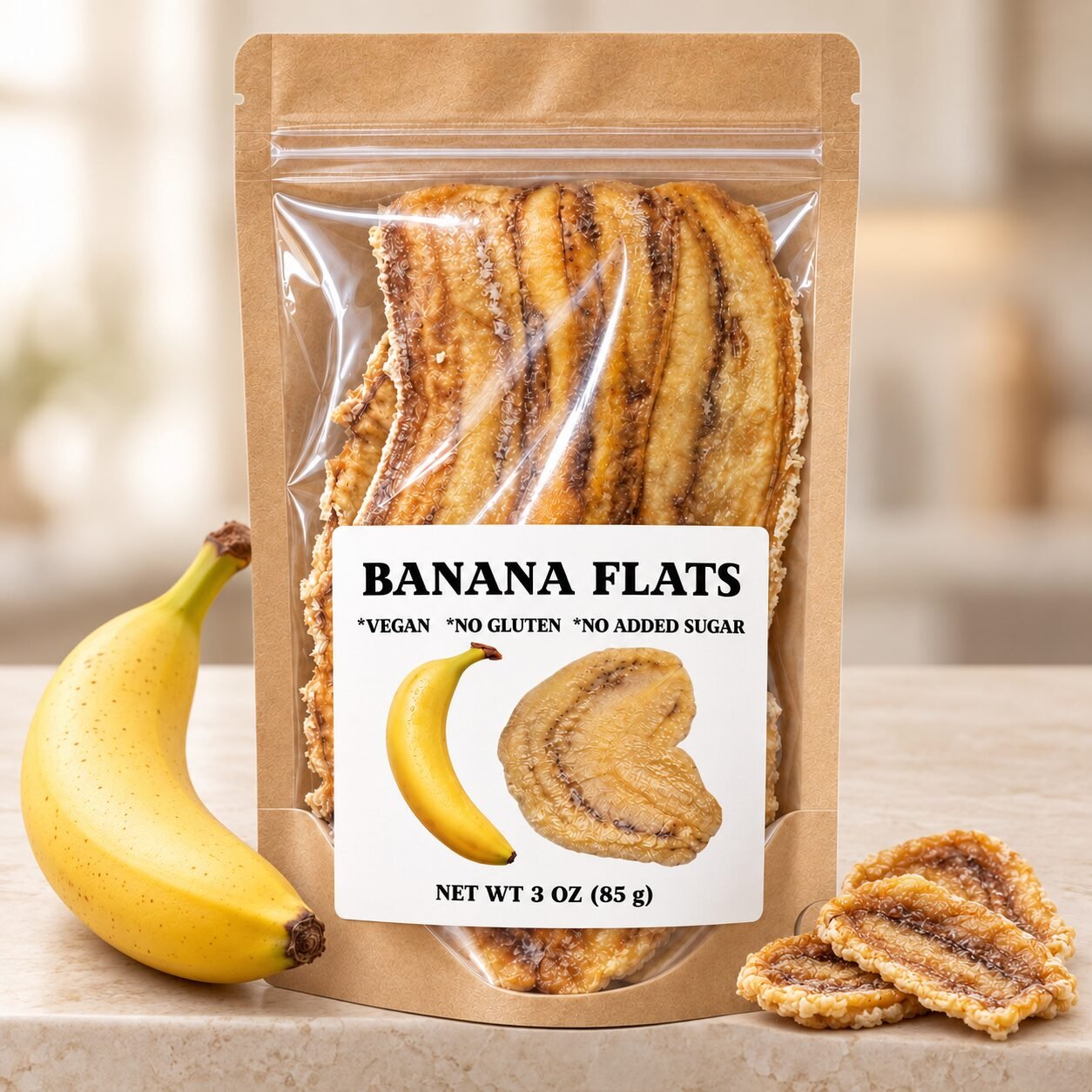 Banana Flats — 3 oz (85 g)