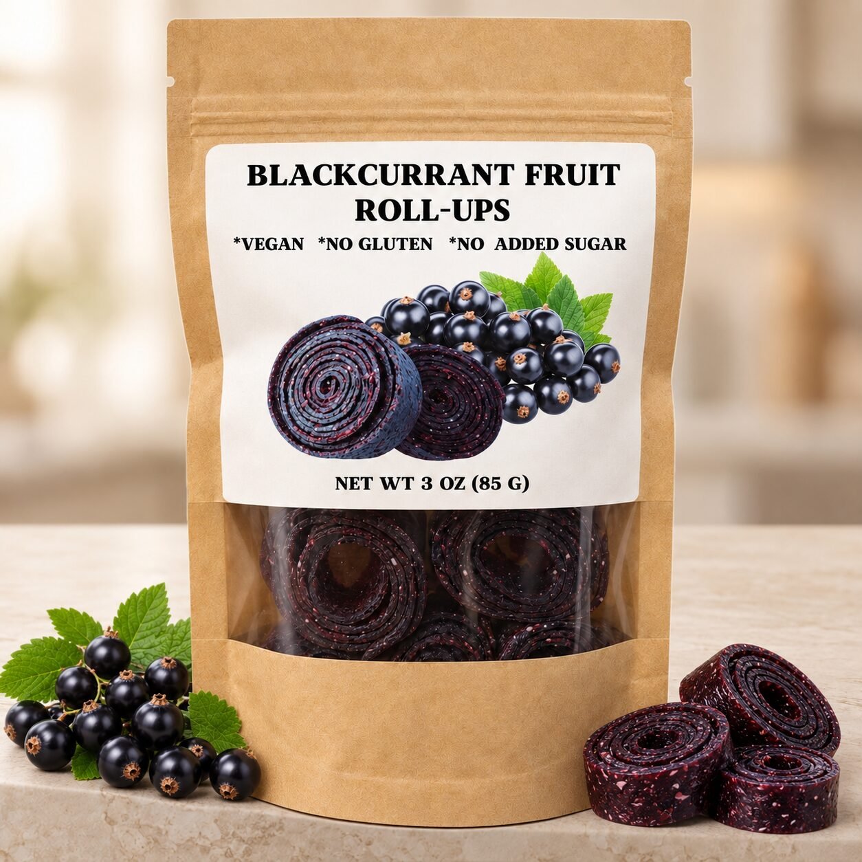 Blackcurrant Fruit Rolls