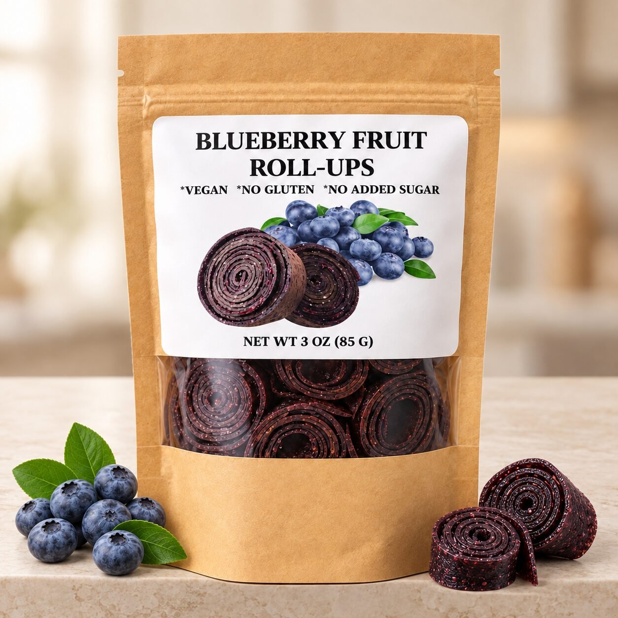 Blueberry Fruit Rolls