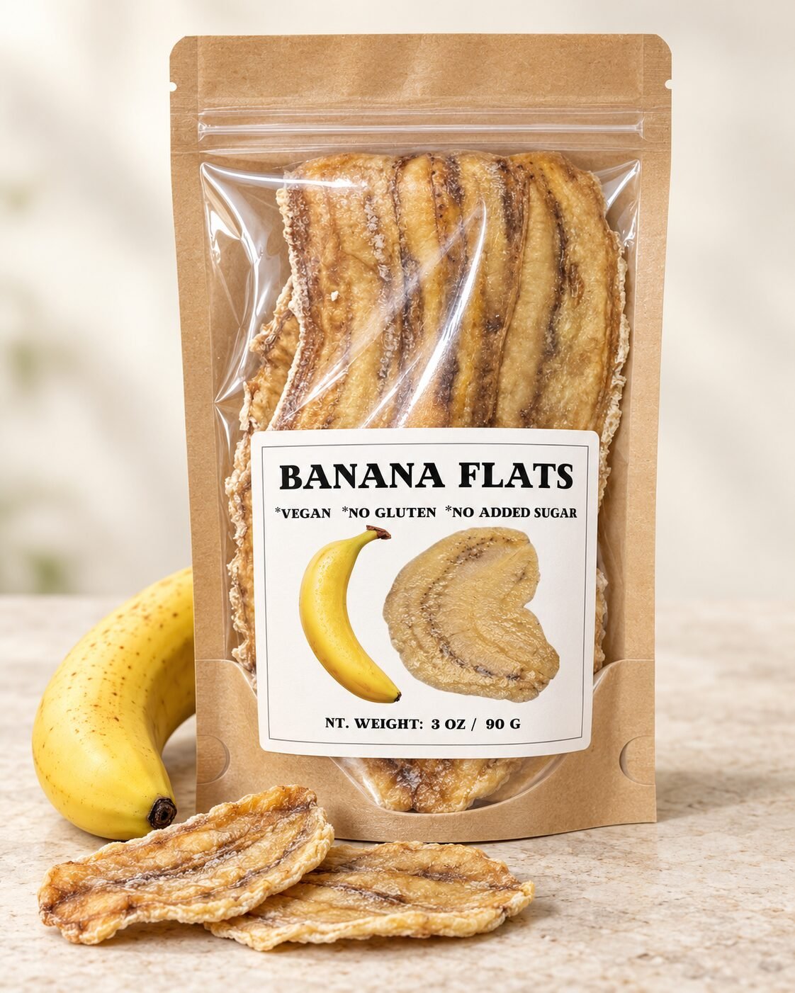 Banana Flats — 3 oz (90 g)