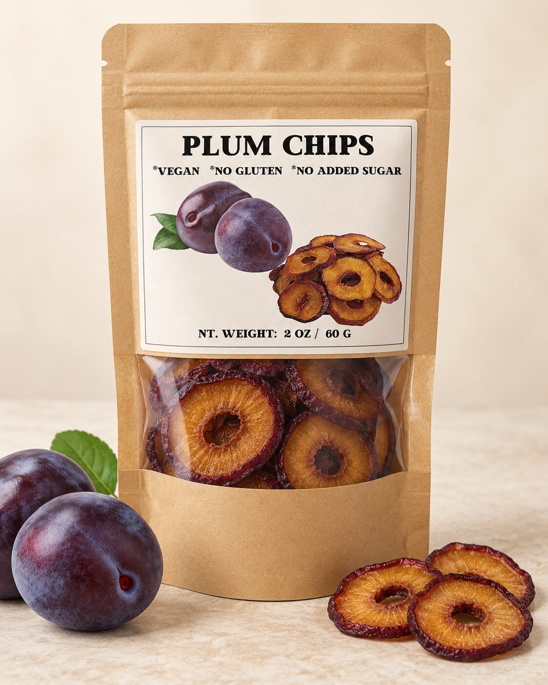 Plum Chips — 2 oz (60 g)