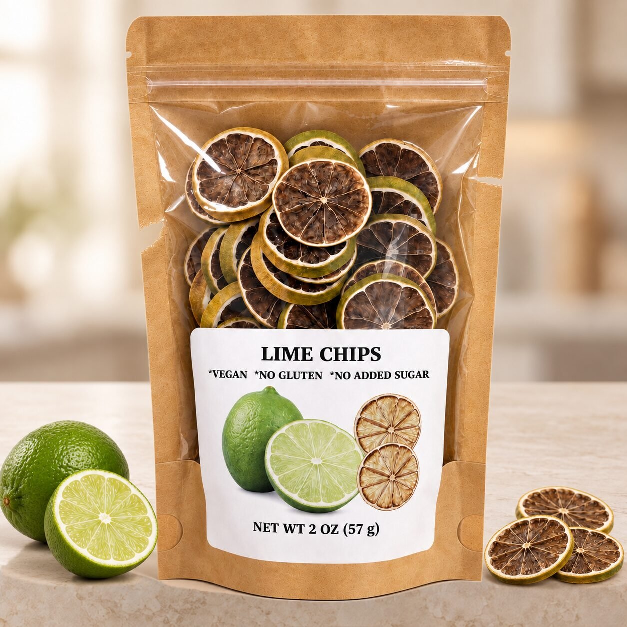 Lime Chips — 2 oz (57 g)