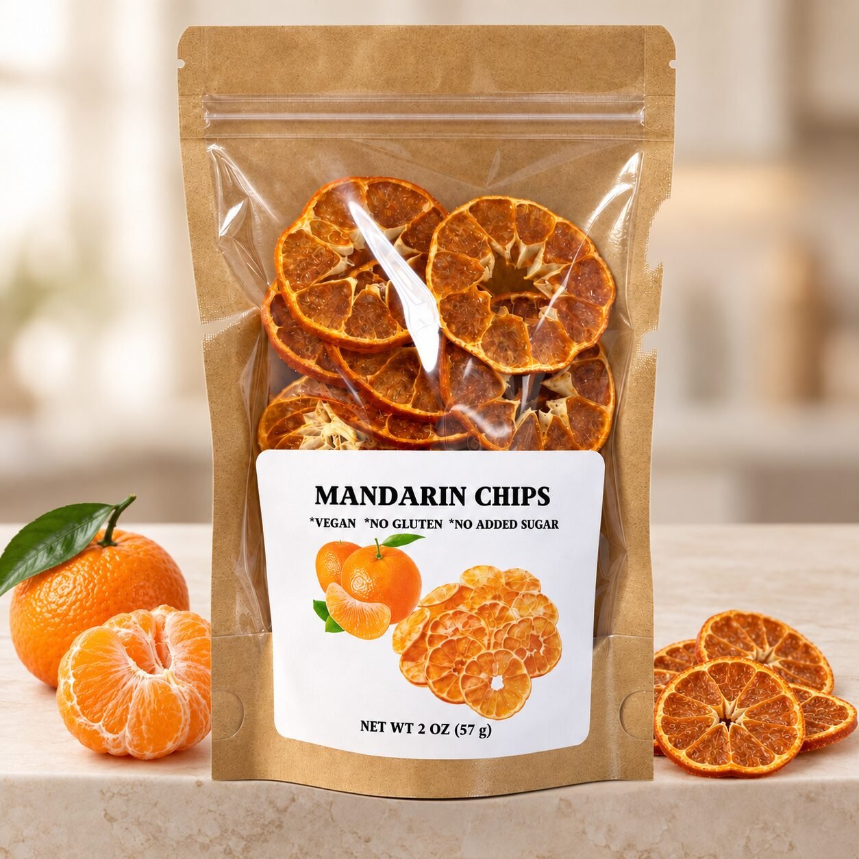 Mandarin Chips — 2 oz (57 g)