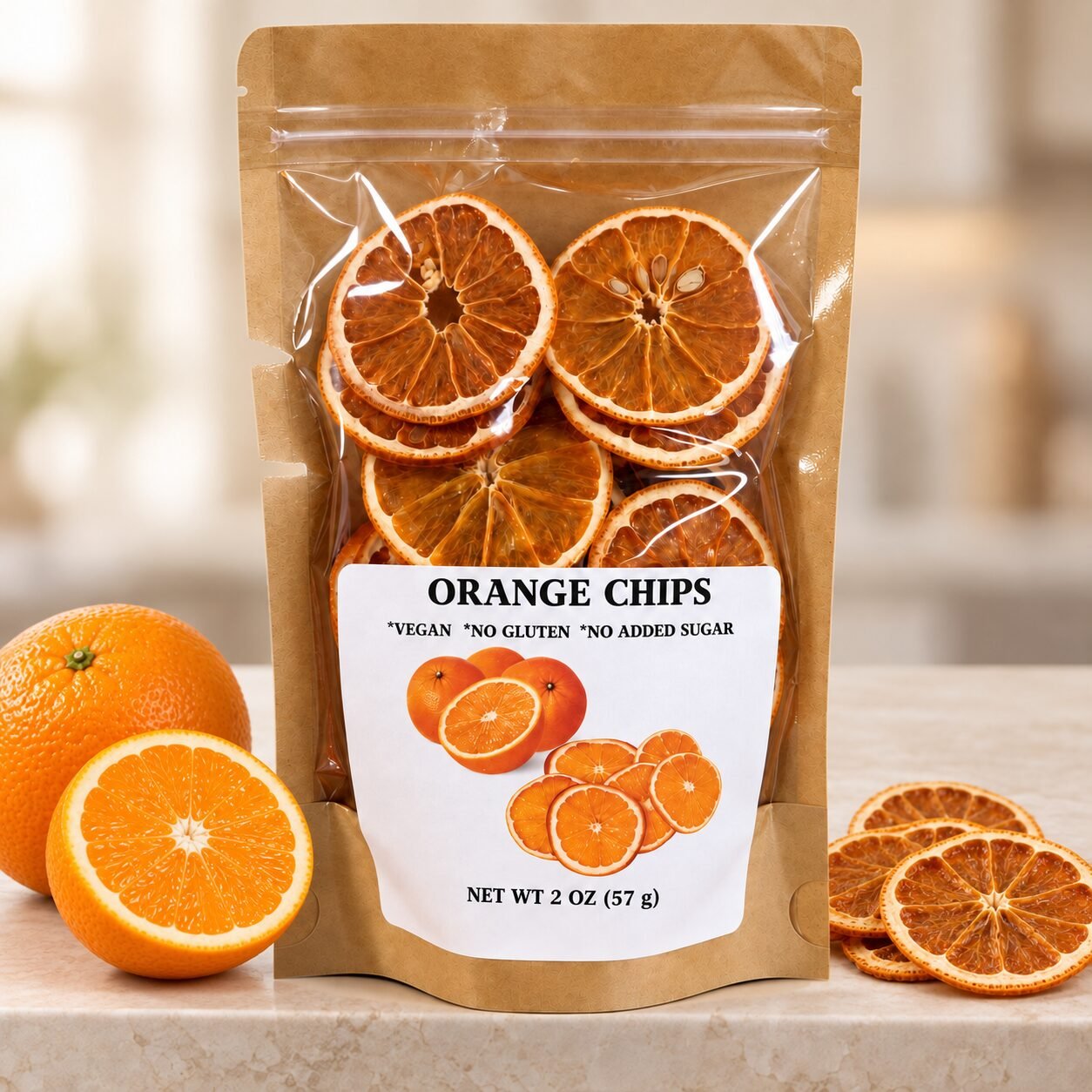 Orange Chips — 2 oz (57 g)
