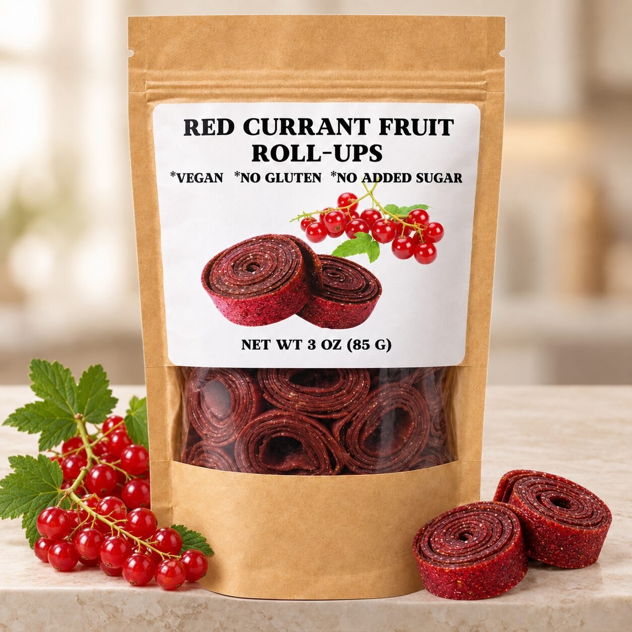 Red Currant Fruit Rolls