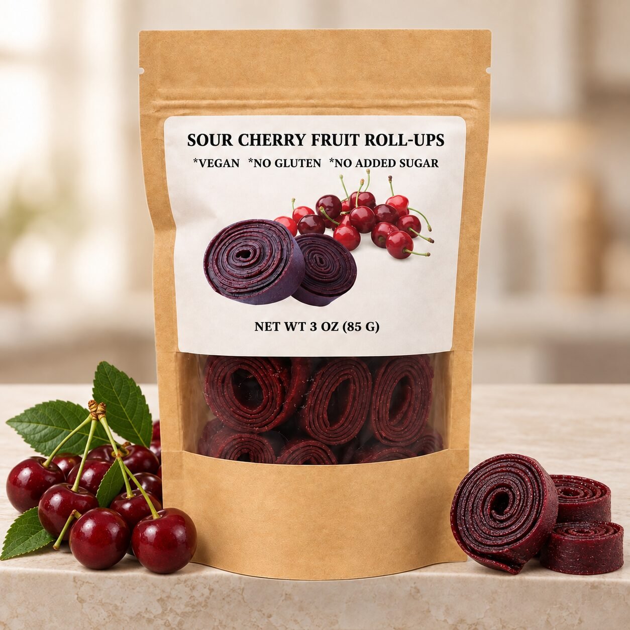 Sour Cherry Fruit Rolls